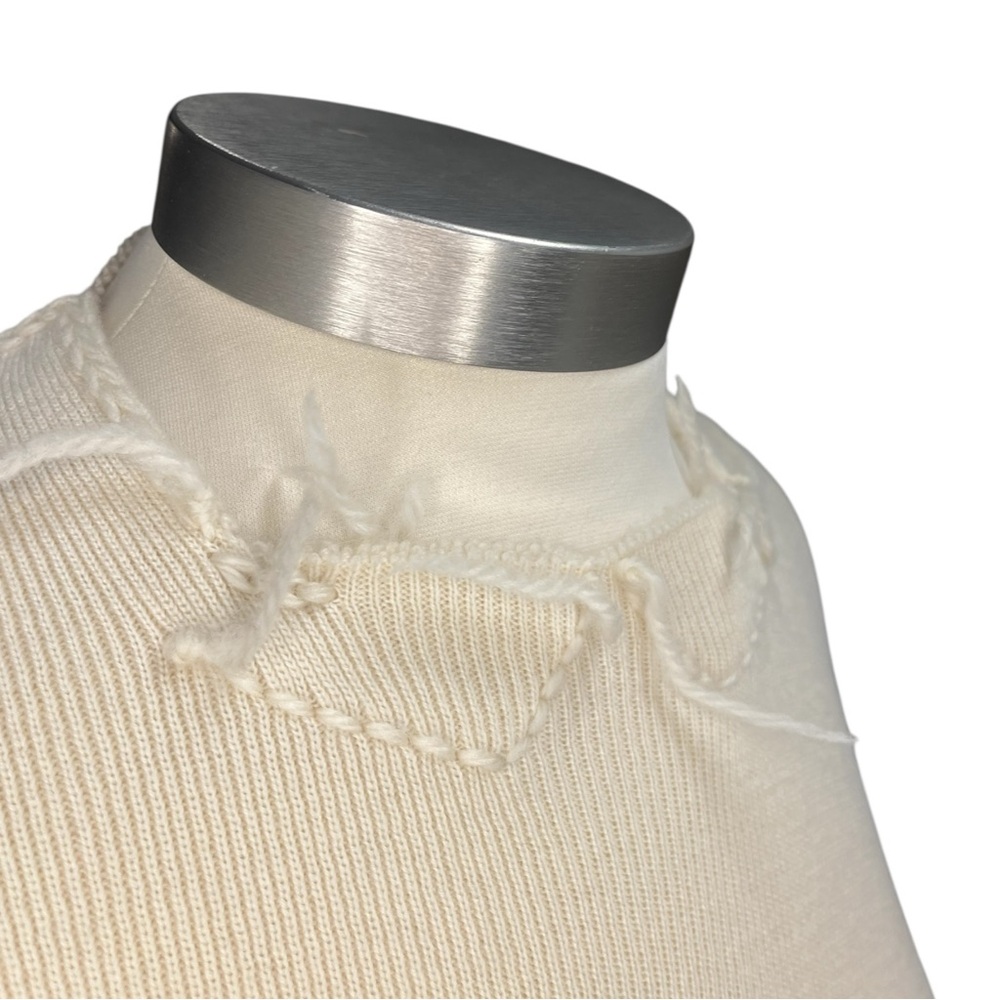 YOHJI YAMAMOTO Wool Square Neck Sweater - Picture 4 of 4